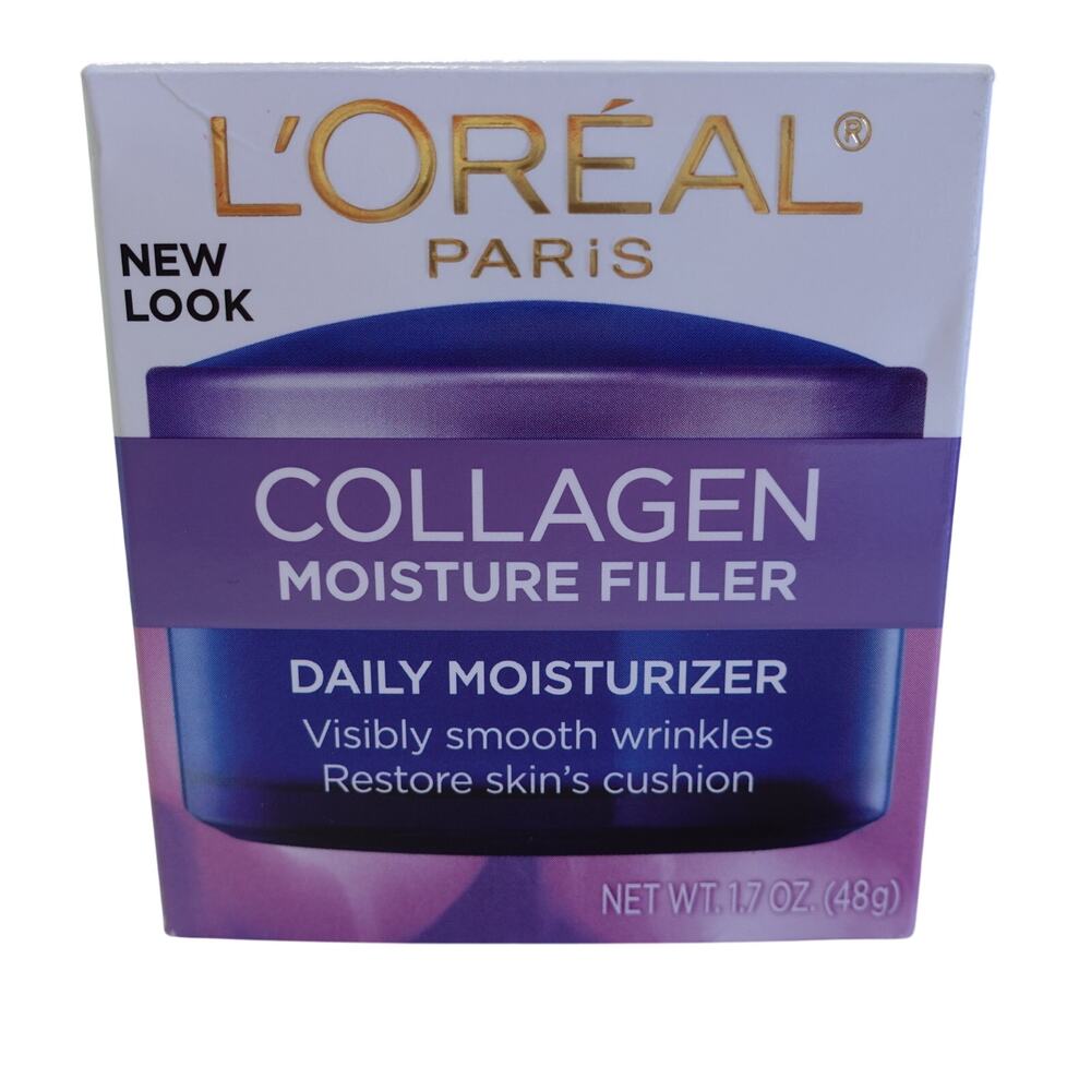 L'Oreal Collagen Moisture Filler Daily Moisturizer 1.7oz./48g New